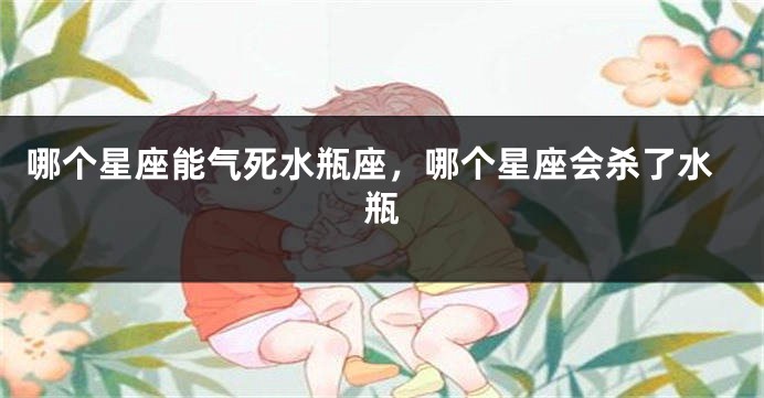 哪个星座能气死水瓶座,哪个星座会杀了水瓶
