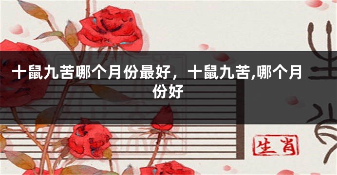 十鼠九苦哪个月份最好，十鼠九苦,哪个月份好