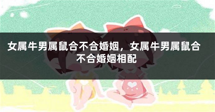 女属牛男属鼠合不合婚姻，女属牛男属鼠合不合婚姻相配