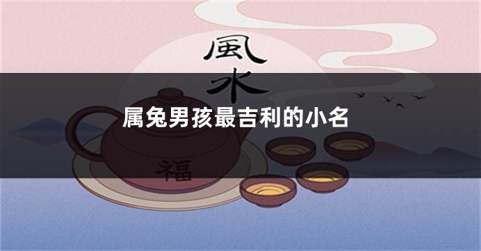 属兔男孩最吉利的小名