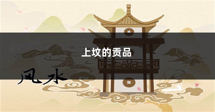 上坟的贡品