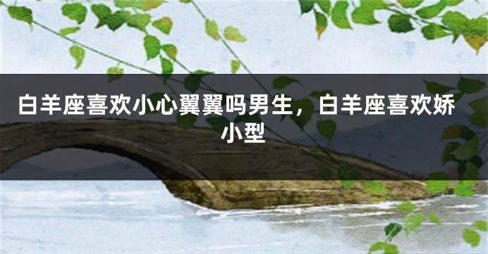 白羊座喜欢小心翼翼吗男生，白羊座喜欢娇小型