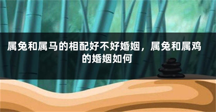 属兔和属马的相配好不好婚姻，属兔和属鸡的婚姻如何