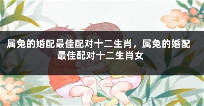 属兔的婚配最佳配对十二生肖，属兔的婚配最佳配对十二生肖女