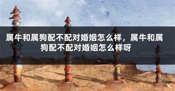 属牛和属狗配不配对婚姻怎么样，属牛和属狗配不配对婚姻怎么样呀