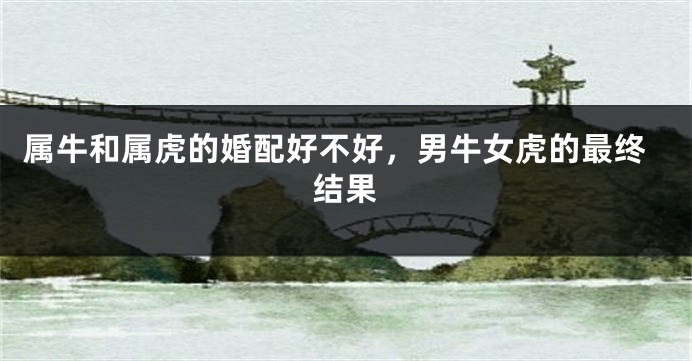 属牛和属虎的婚配好不好，男牛女虎的最终结果