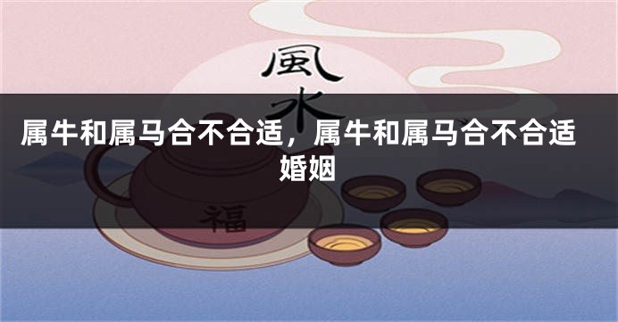 属牛和属马合不合适，属牛和属马合不合适婚姻