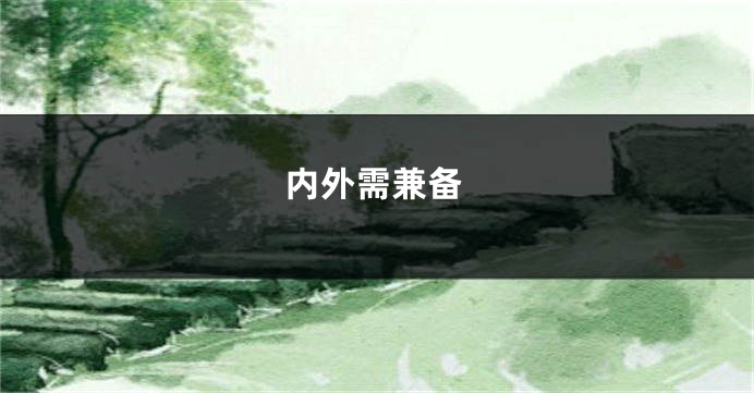 内外需兼备