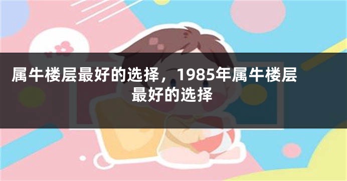 属牛楼层最好的选择，1985年属牛楼层最好的选择