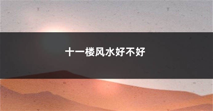 十一楼风水好不好