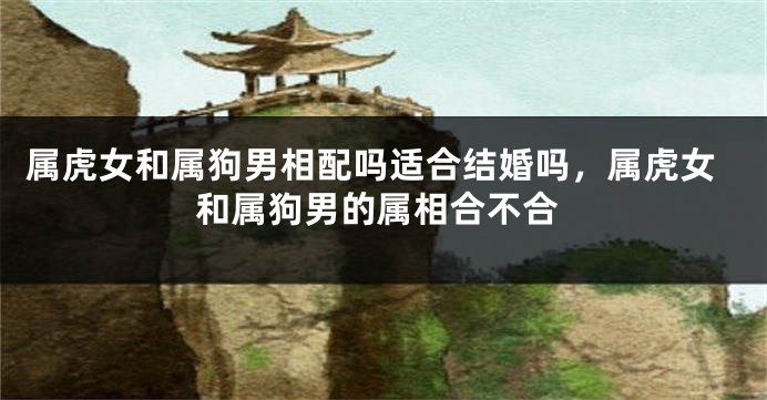 属虎女和属狗男相配吗适合结婚吗，属虎女和属狗男的属相合不合