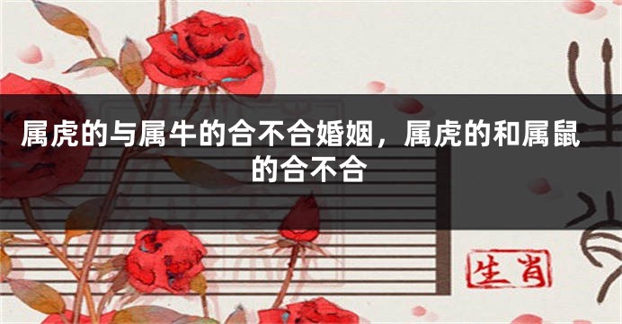 属虎的与属牛的合不合婚姻，属虎的和属鼠的合不合