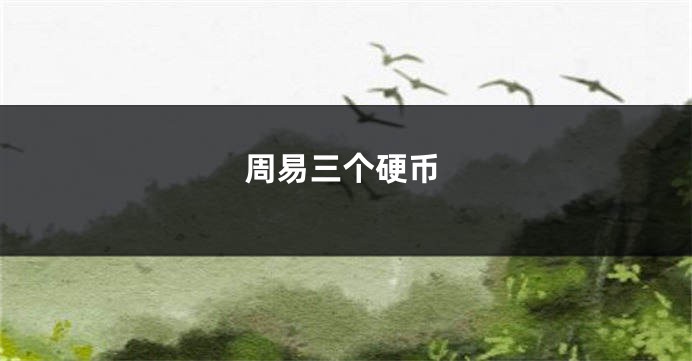 周易三个硬币