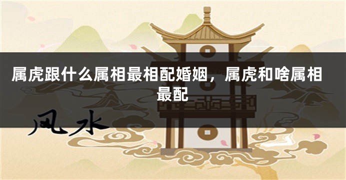 属虎跟什么属相最相配婚姻，属虎和啥属相最配