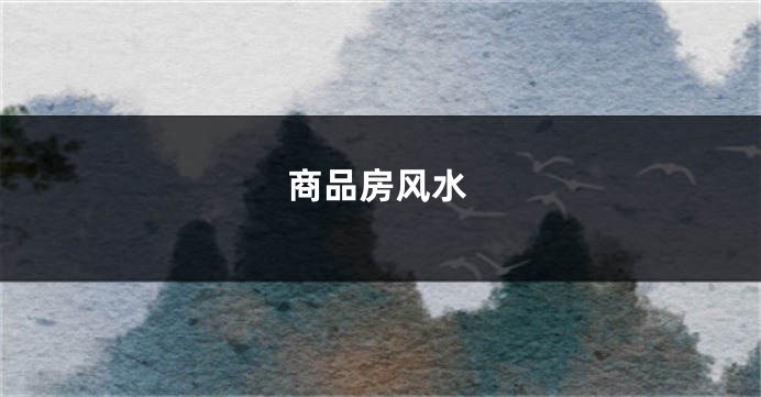 商品房风水