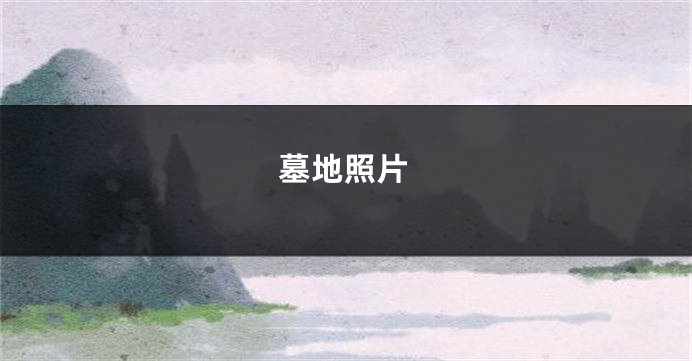 墓地照片