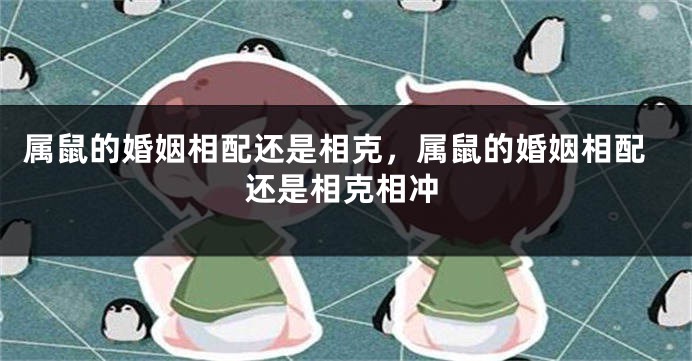 属鼠的婚姻相配还是相克，属鼠的婚姻相配还是相克相冲