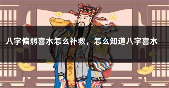 八字偏弱喜水怎么补救，怎么知道八字喜水