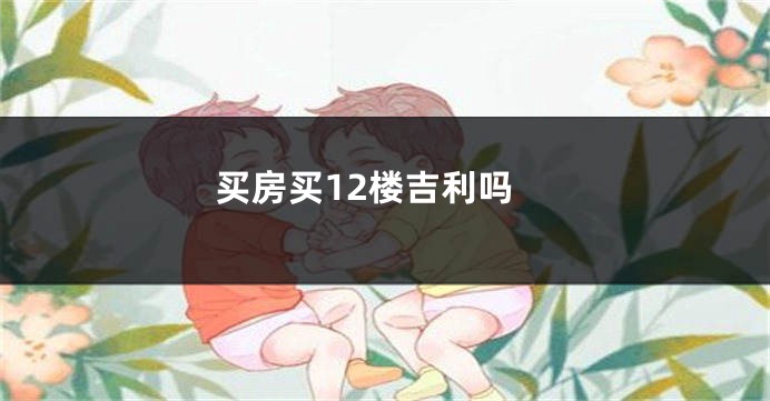 买房买12楼吉利吗