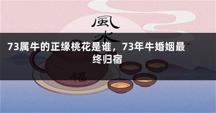 73属牛的正缘桃花是谁，73年牛婚姻最终归宿