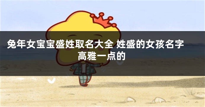 兔年女宝宝盛姓取名大全 姓盛的女孩名字高雅一点的